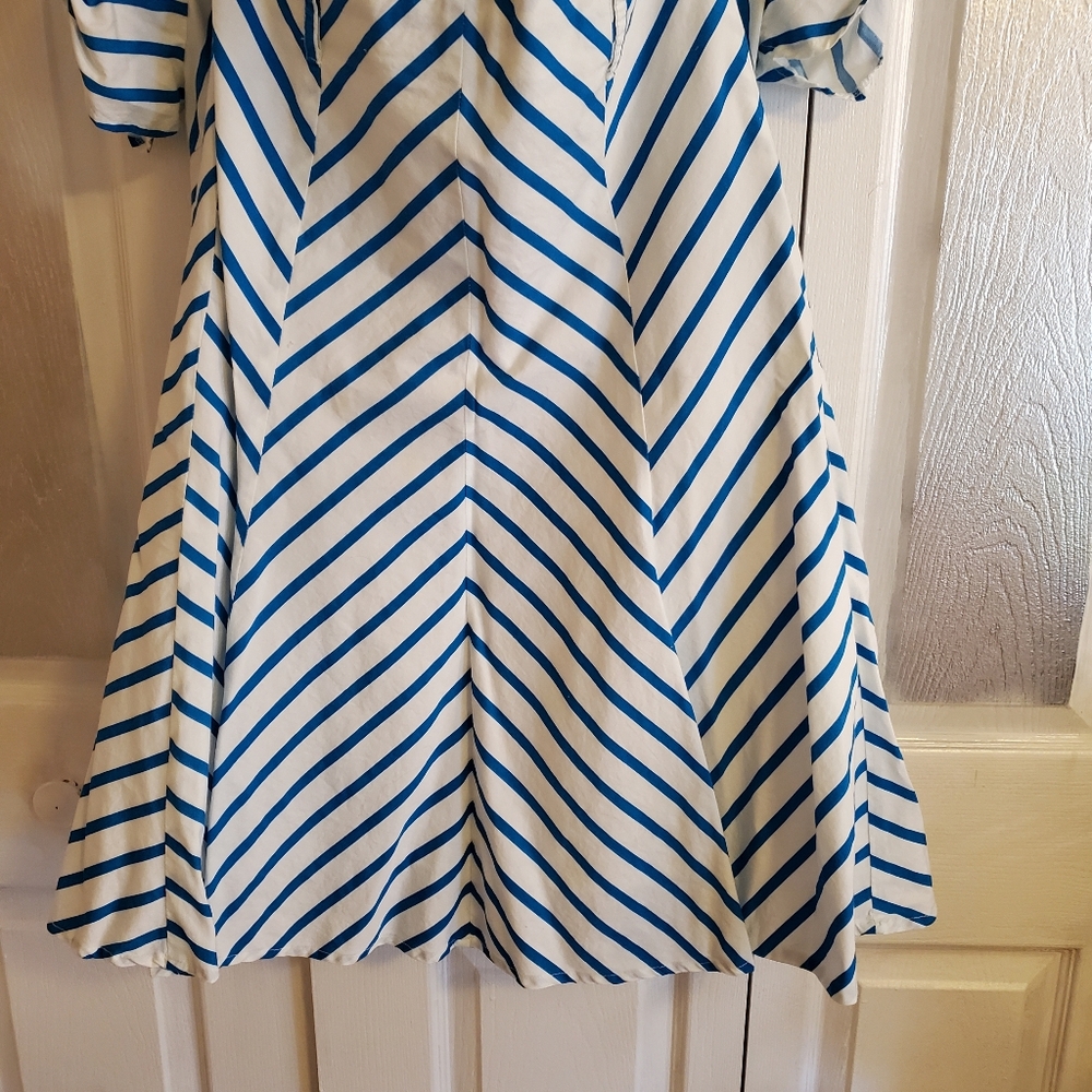 Blue And White 2 Pc Skirt Set. S Med - Picture 6 of 10